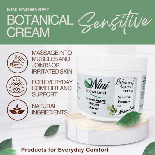 Sensitive Cream with Neem Oil for Joint and Muscle Support