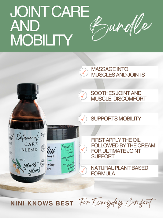 Joint Care Bundle - Care Blend Oil & Magnesium Plus Cream