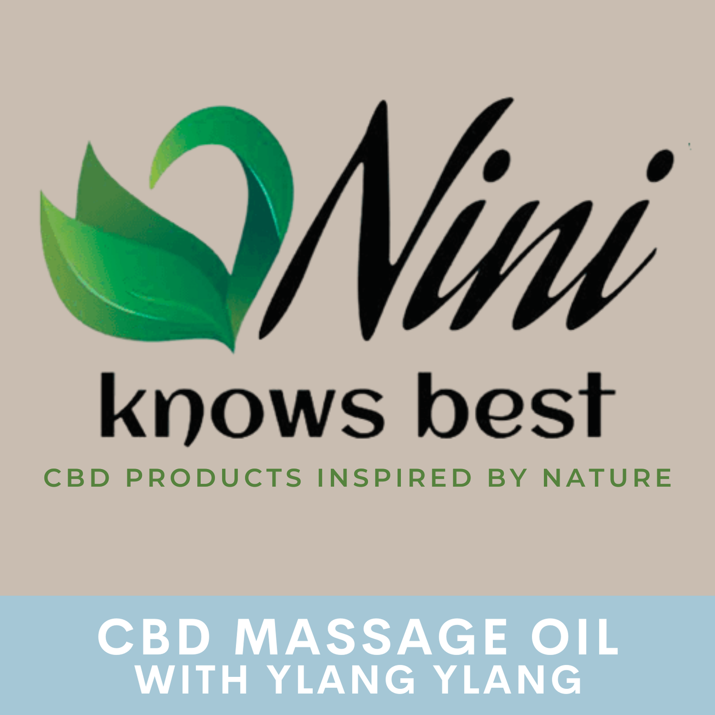 CBD Massage Oil with Ylang Ylang