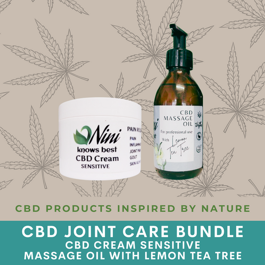 CBD Joint Pain Bundle - Massage Oil & Neem Cream