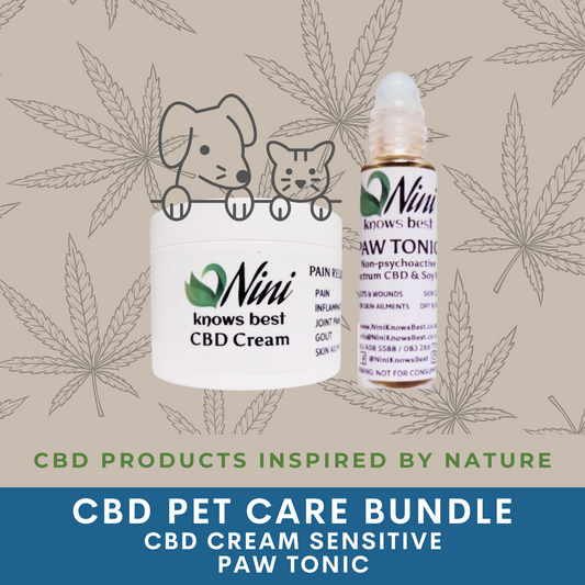 CBD Pet Care Bundle - Paw Tonic & Pet Cream
