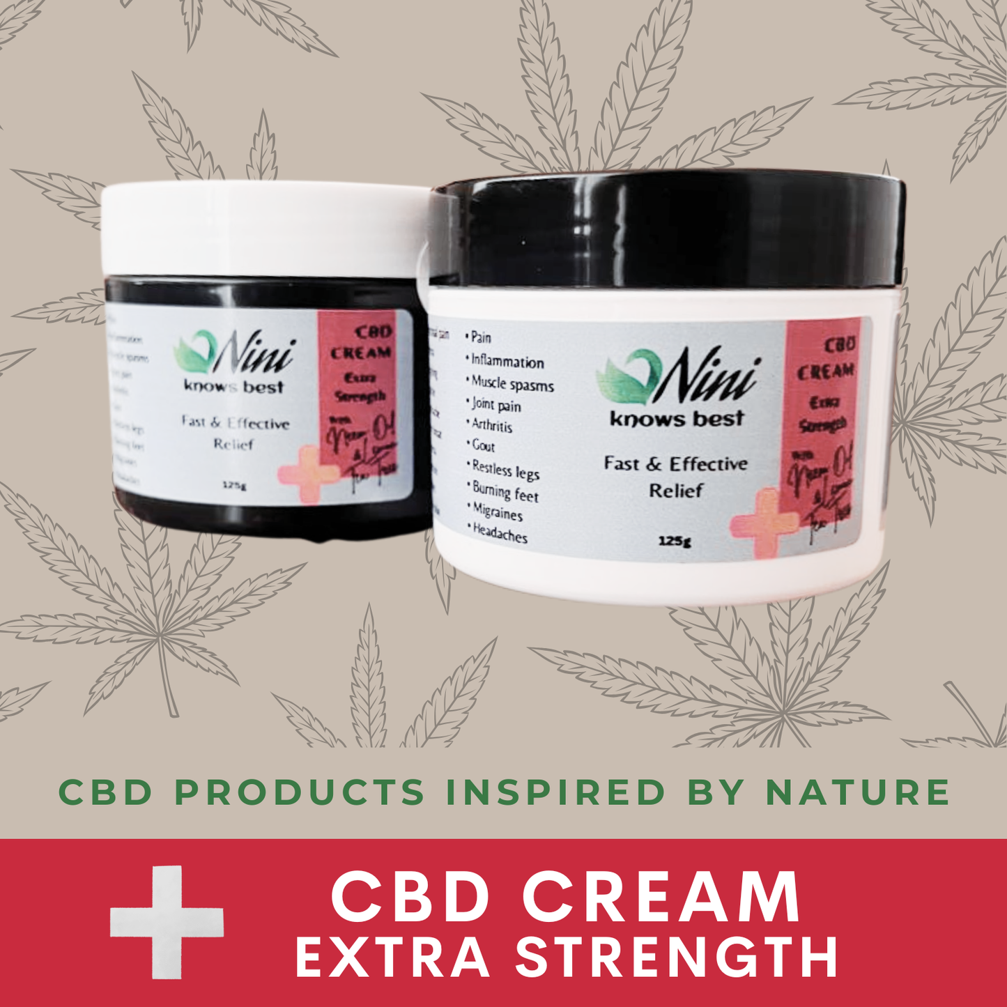 Extra Strength Cream with Lemon Tea Tree and Neem Oil