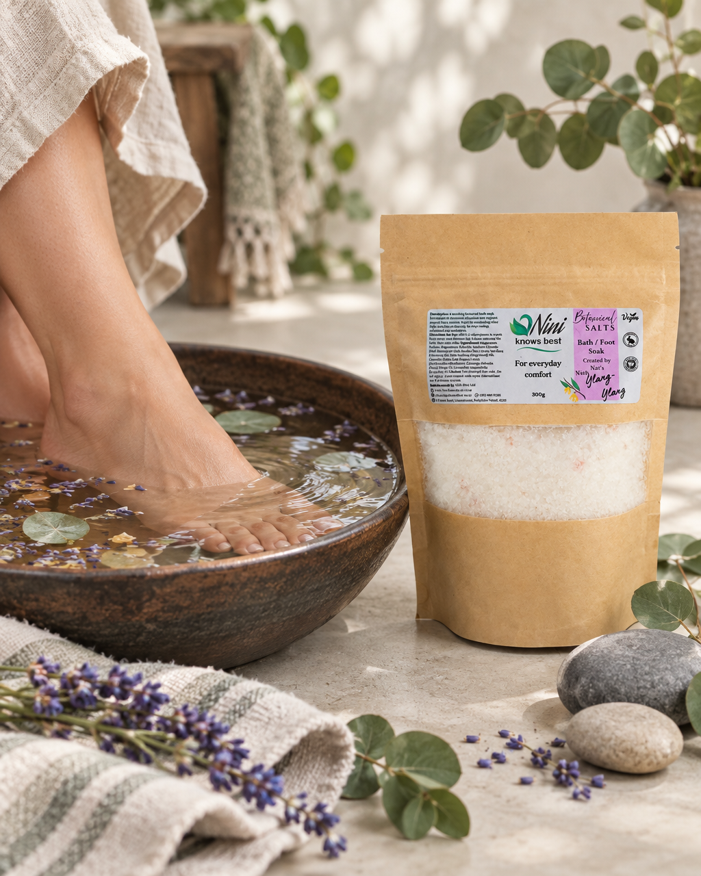 Botanical Bath and Foot Soak for Tired Bodies and Feet