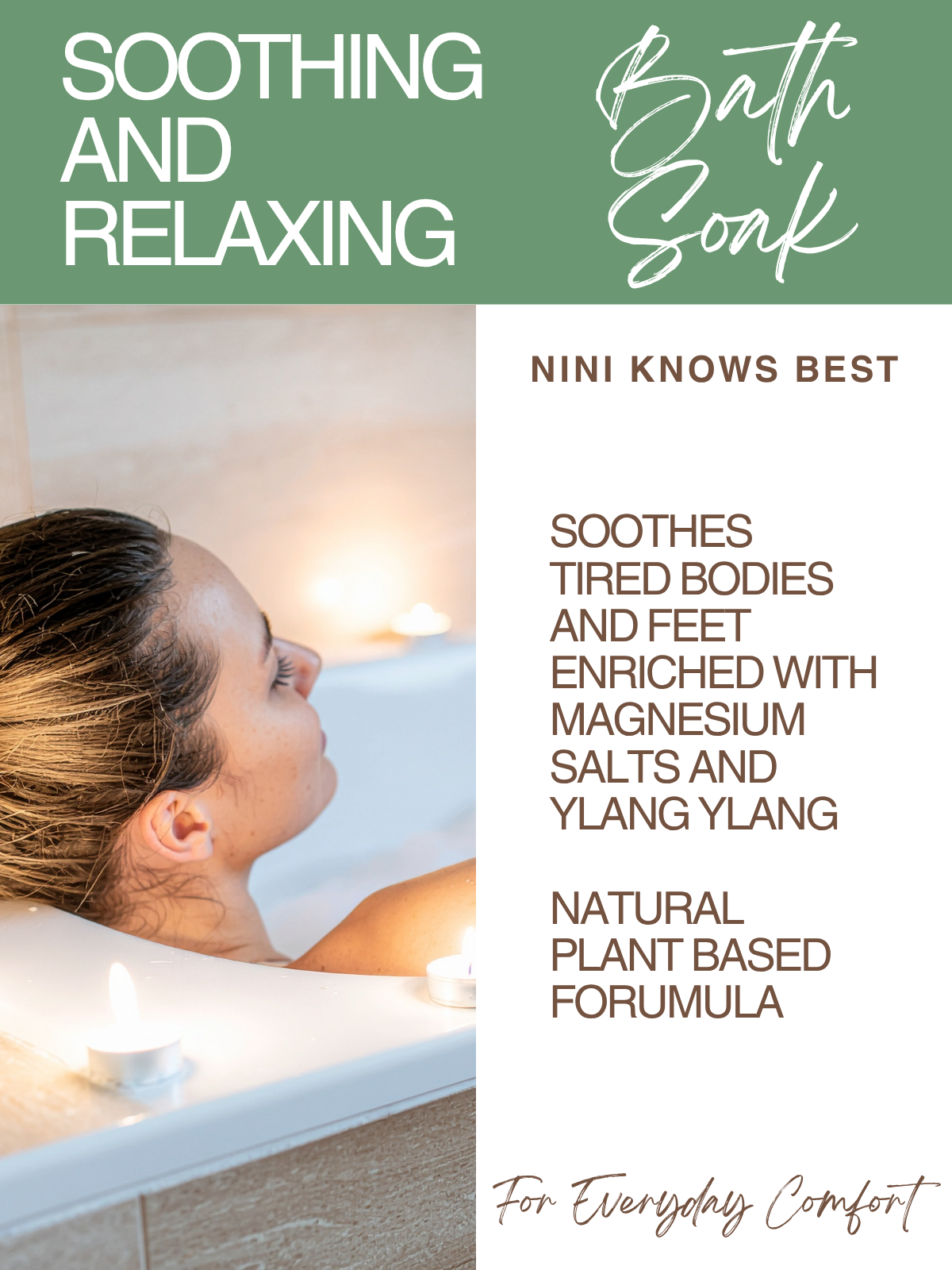 Botanical Bath and Foot Soak for Tired Bodies and Feet