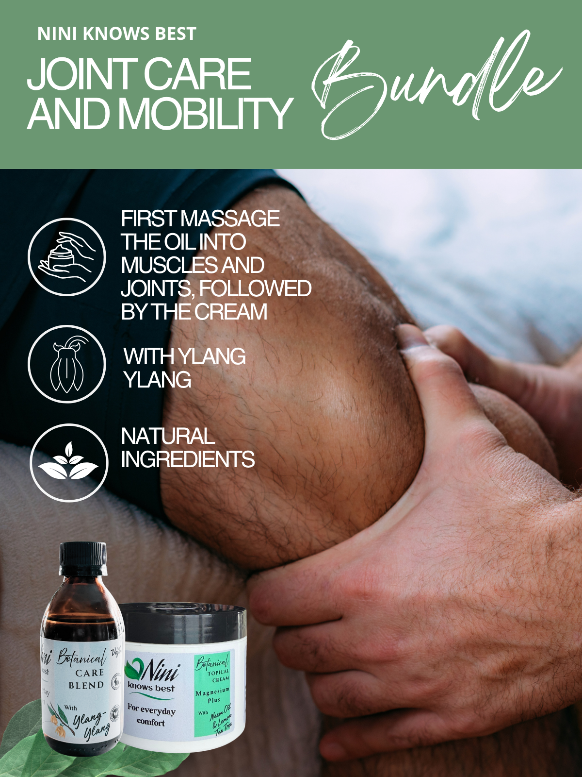 Joint Care Bundle - Care Blend Oil & Magnesium Plus Cream