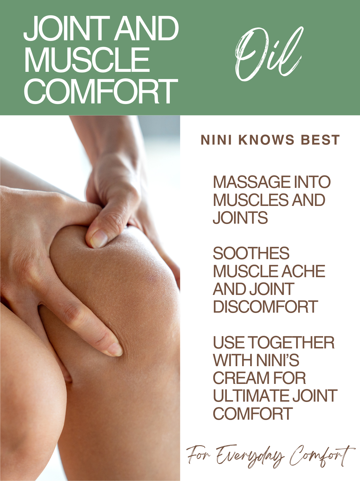 Care Blend Oil with Lemon Tea Tree for Joint and Muscle Comfort