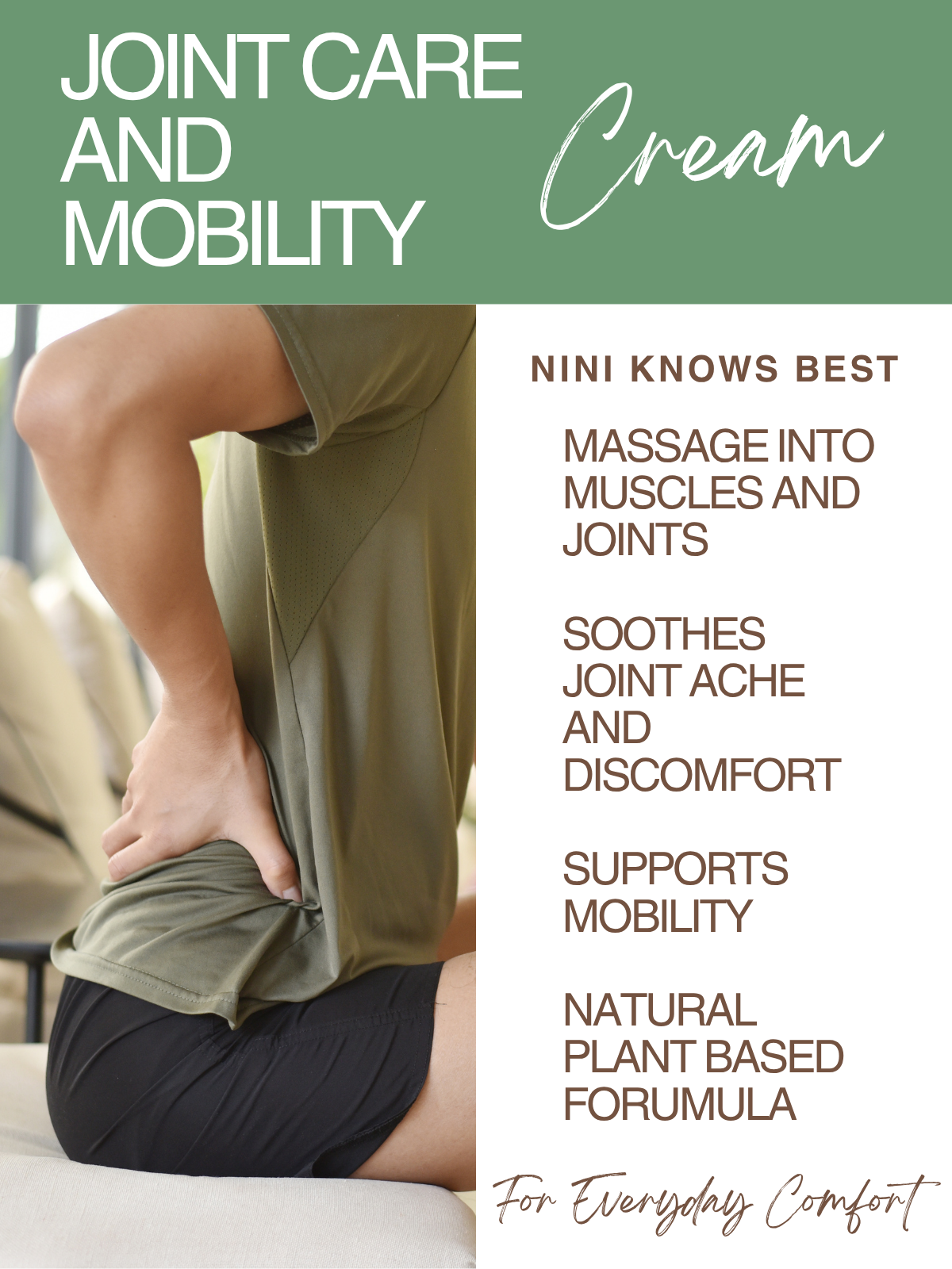 Botanical Cream Intensive for Joint Support
