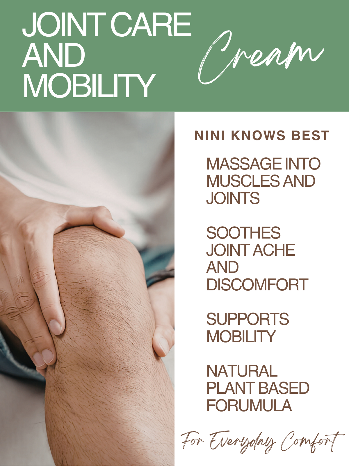 Botanical Cream Intensive for Joint Support