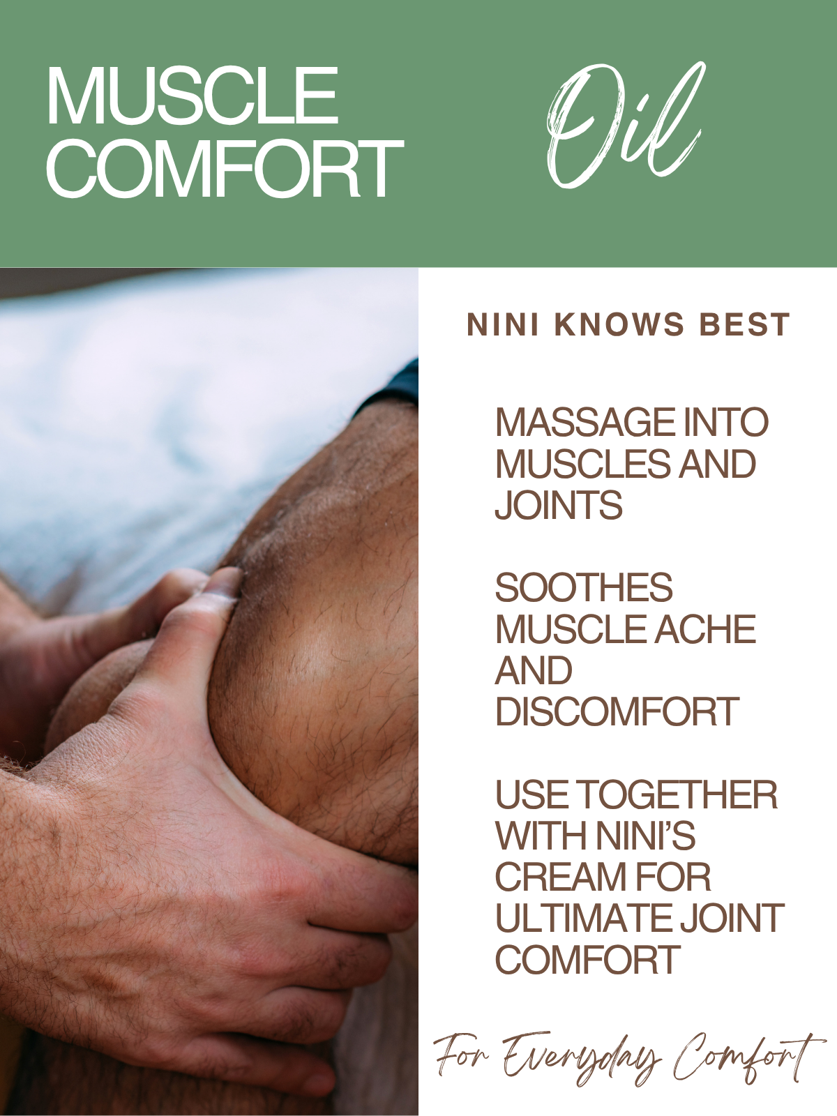 Botanical Topical Oil with Lemon Tea Tree for Muscle Comfort — product image 8 of 9