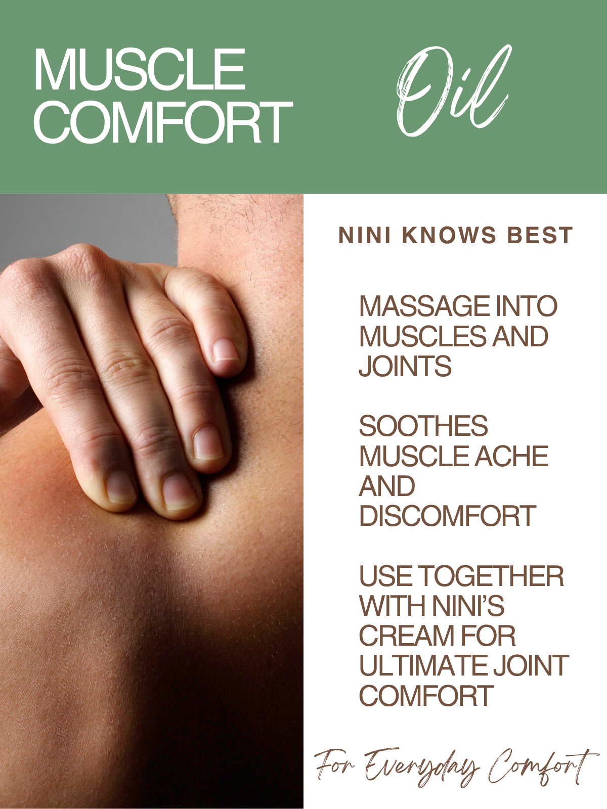 Botanical Topical Oil with Lemon Tea Tree for Muscle Comfort — product image 5 of 9