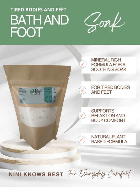 Botanical Bath and Foot Soak for Tired Bodies and Feet