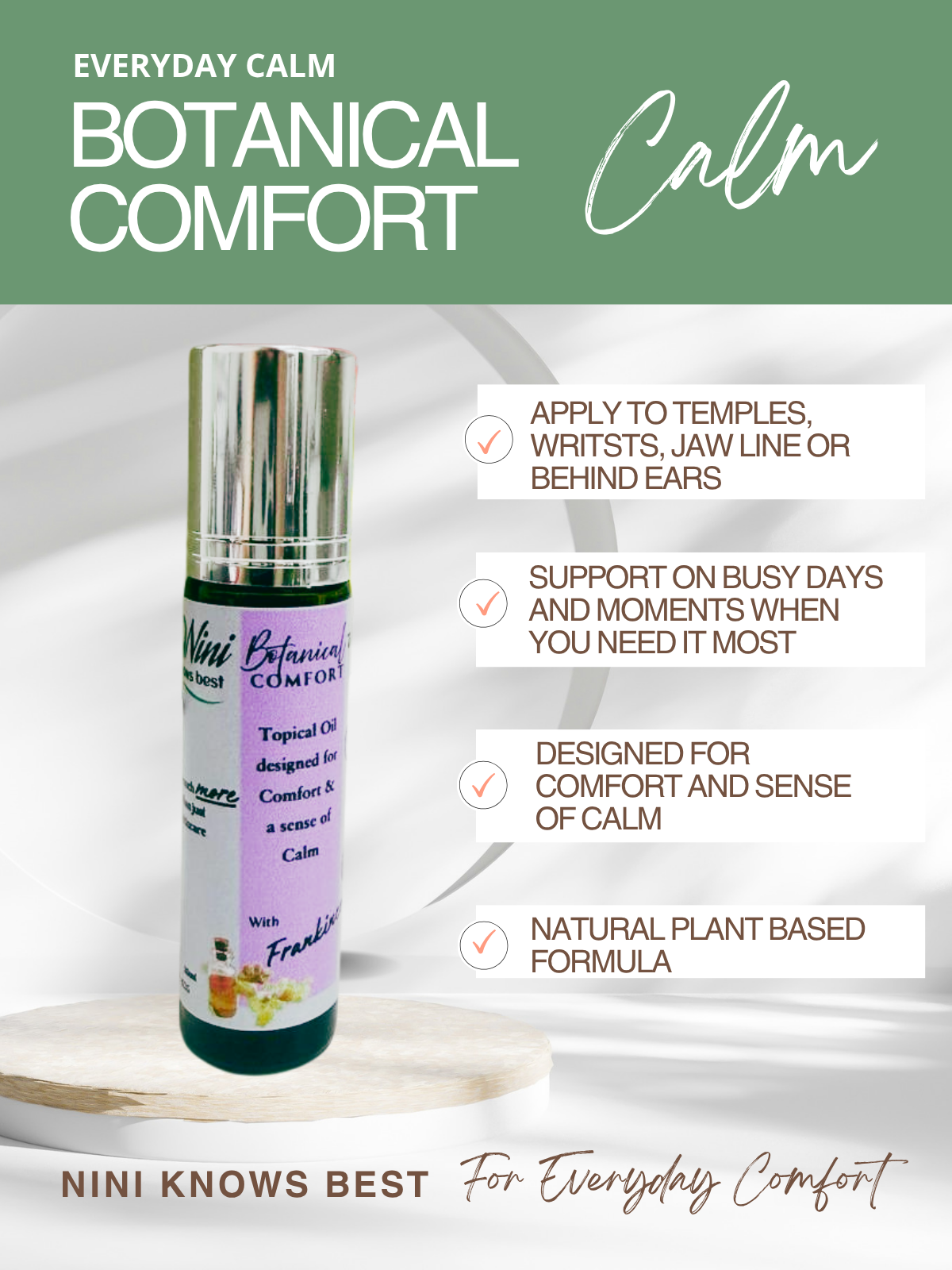 Botanical Comfort for Everyday Calm in a Fast-Paced World