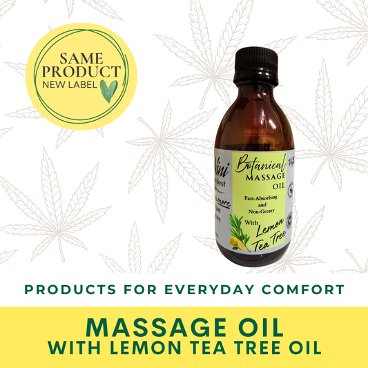 Massage Oil with Lemon Tea Tree Oil