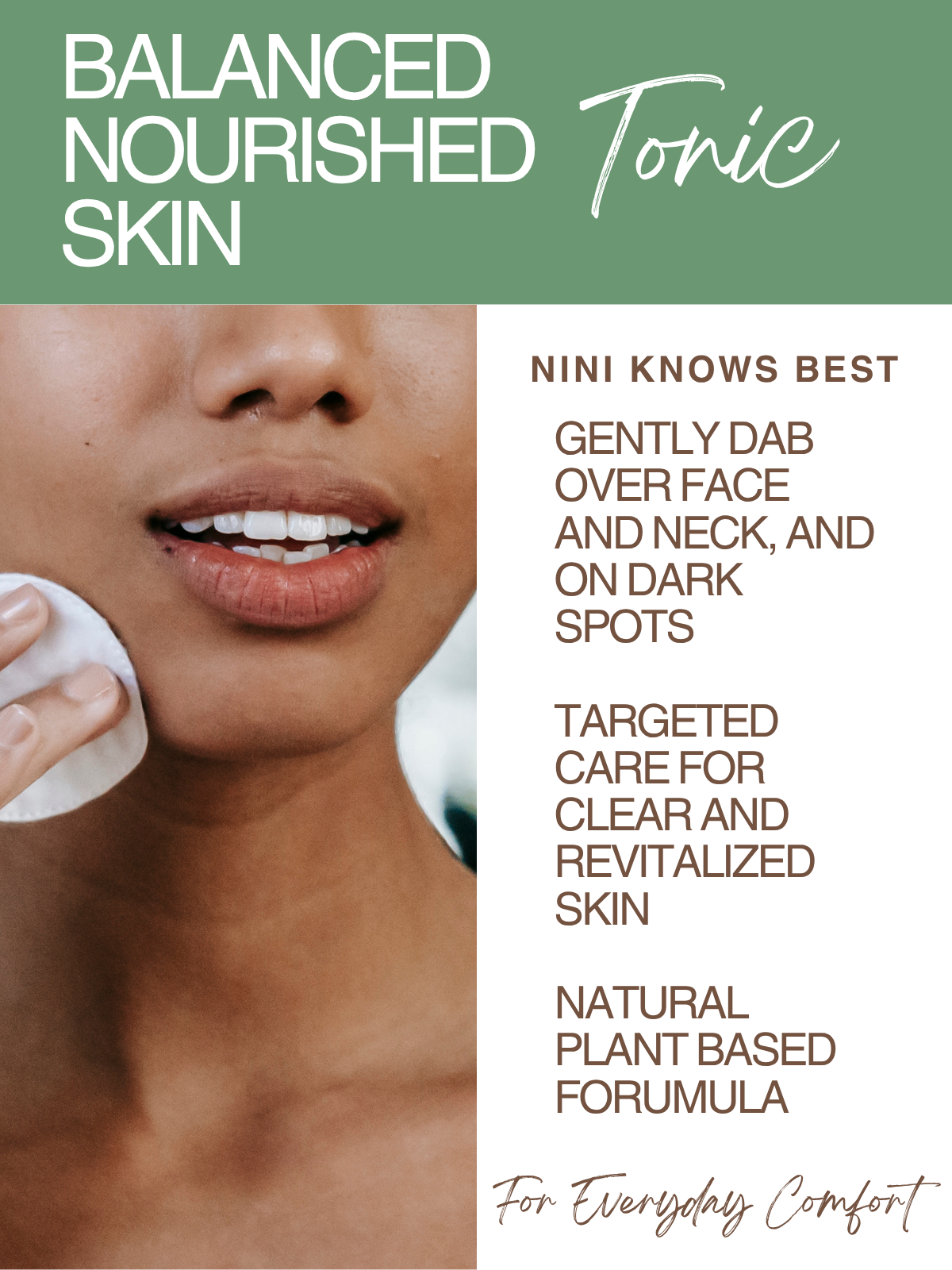 Botanical Skin Tonic for Balanced and Hydrated Skin