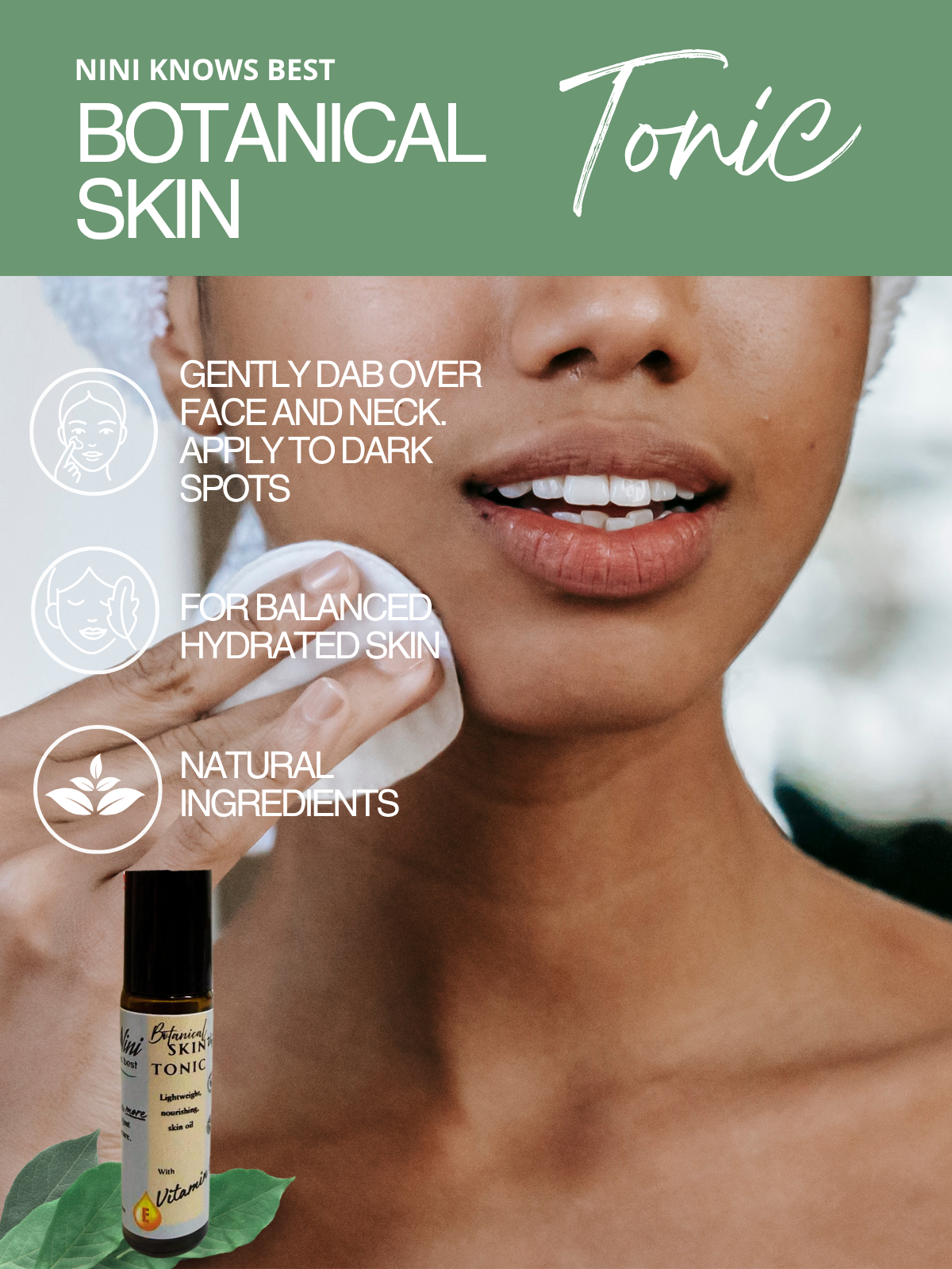 Botanical Skin Tonic for Balanced and Hydrated Skin