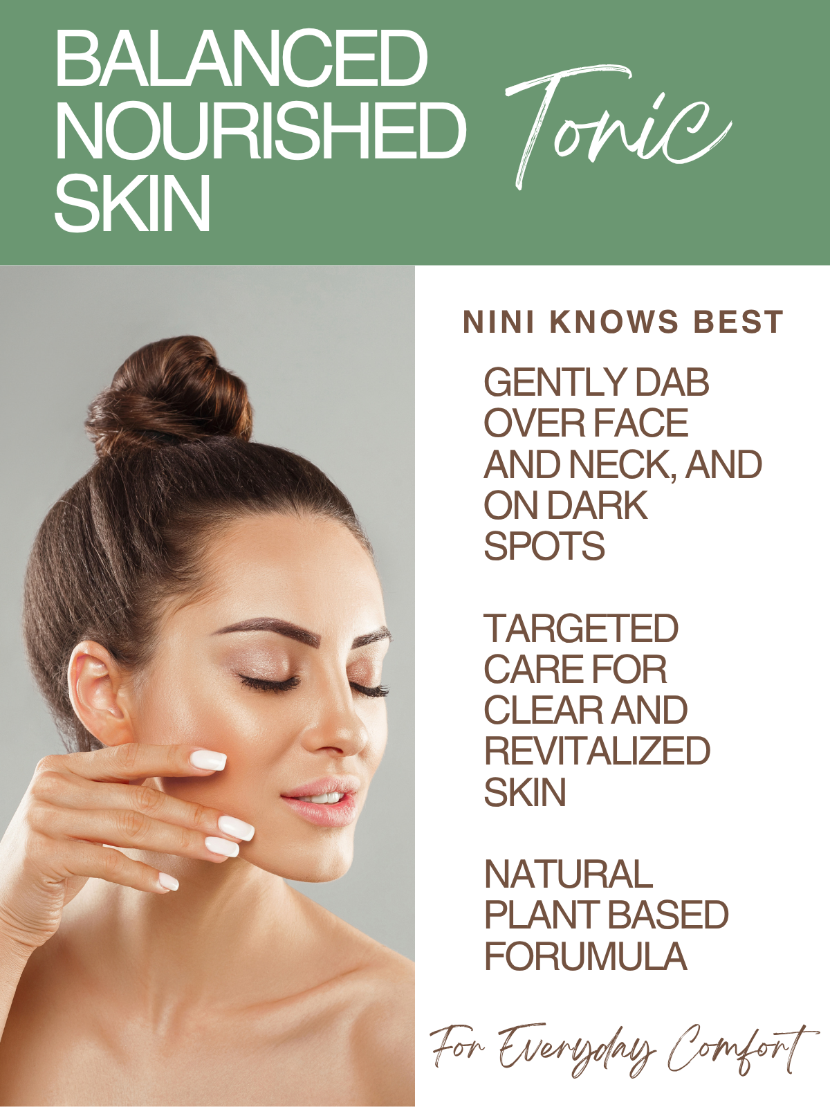 Botanical Skin Tonic for Balanced and Hydrated Skin