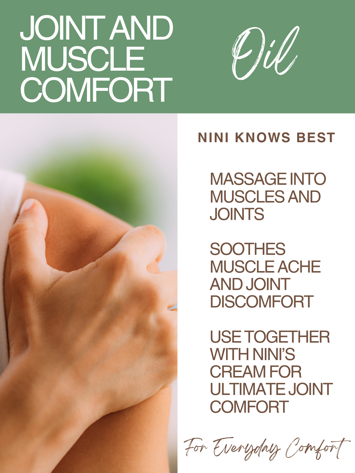 Care Blend Oil with Ylang Ylang for Joint and Muscle Comfort
